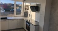 П-образная кухня акрил белый (глянец) фото 2 миниатюра